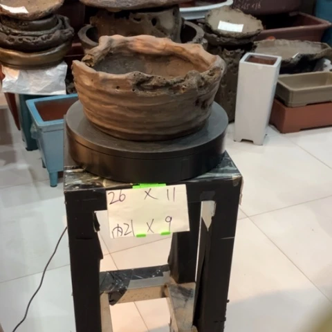 紫砂花盆手工的异型盆