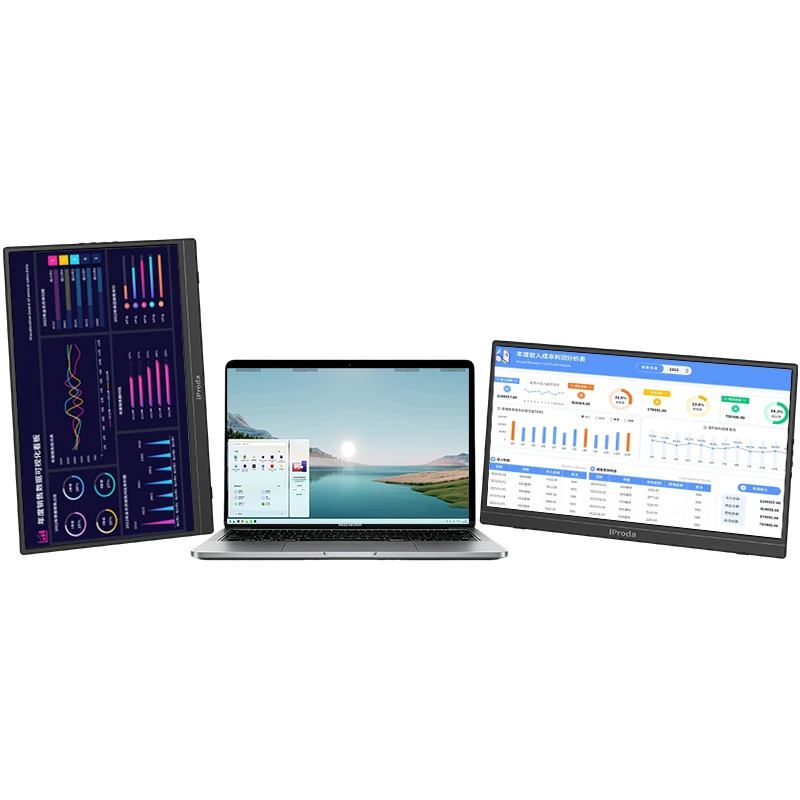 IPRODA无线带电池款便携屏手机无线投屏显示器轻薄便携移动办公