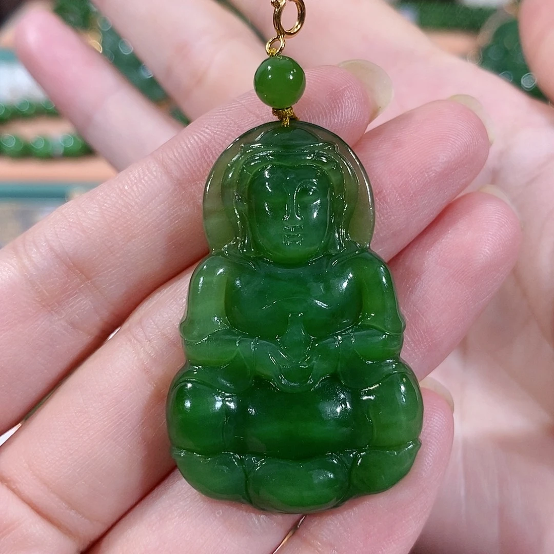 和田玉（碧玉）未镶嵌颈饰