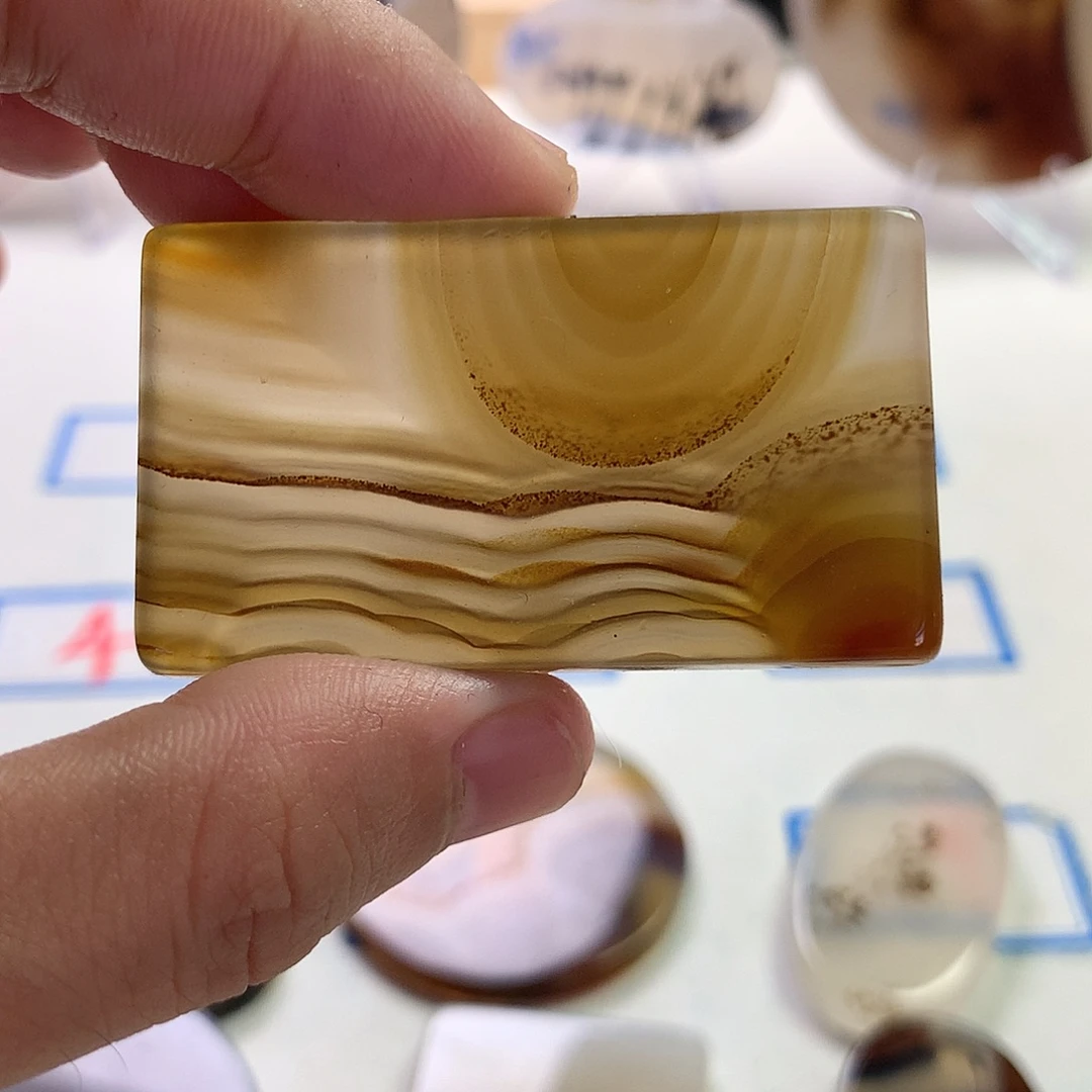 未镶嵌玛瑙/玉髓珠宝半成品