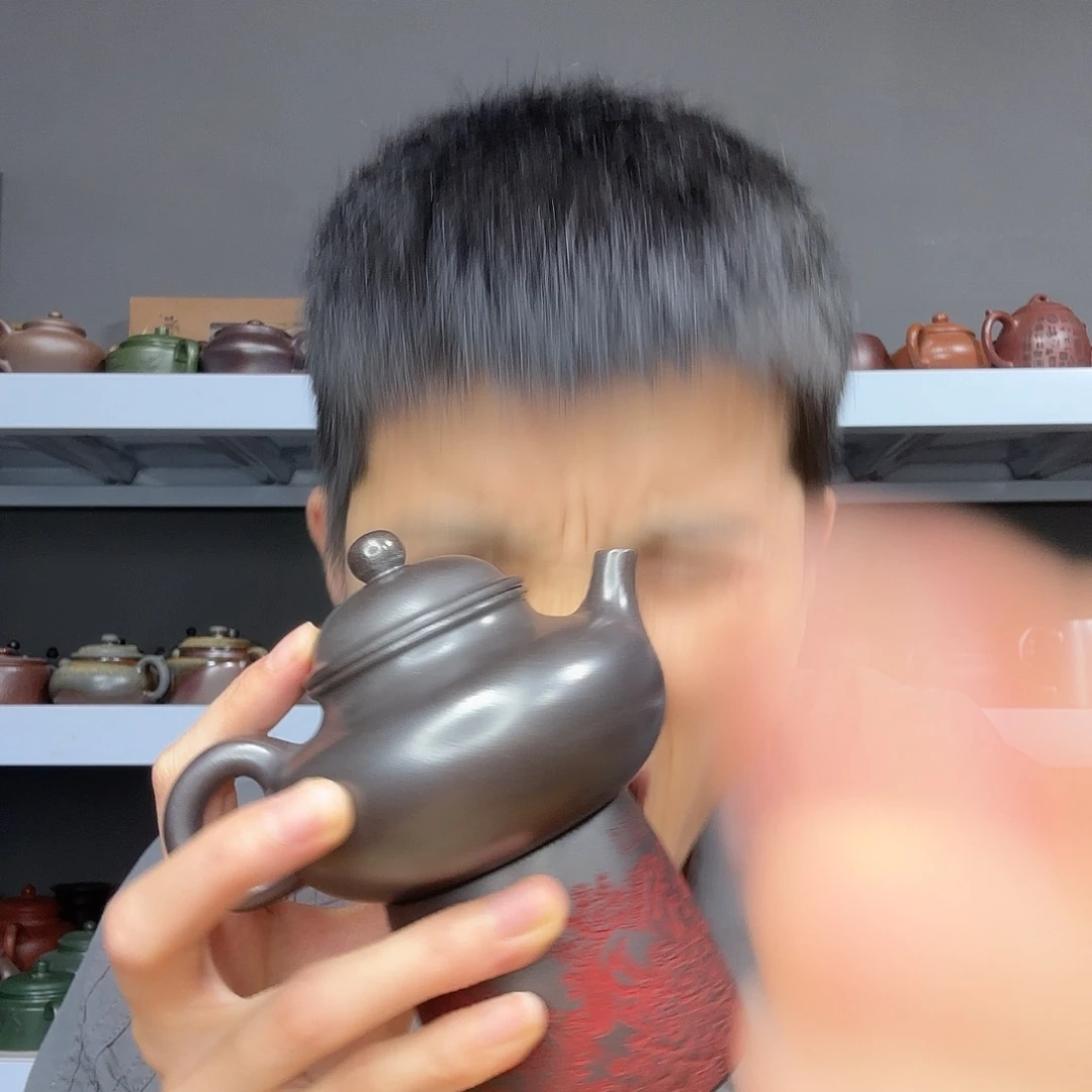 茶壶底槽青民间手艺人全手工制作