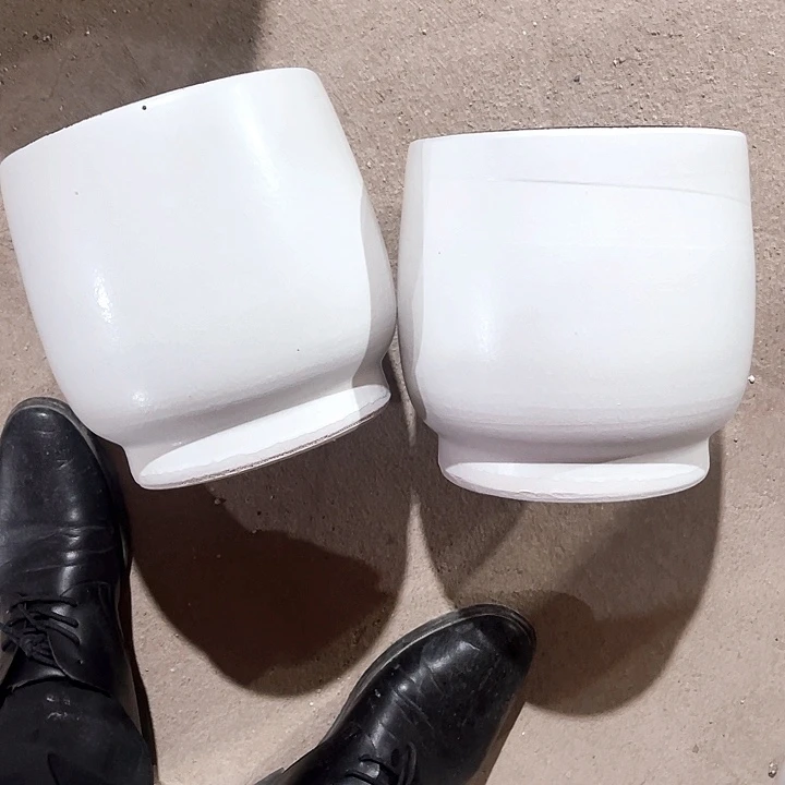 紫砂花盆口径19高度21两只正品