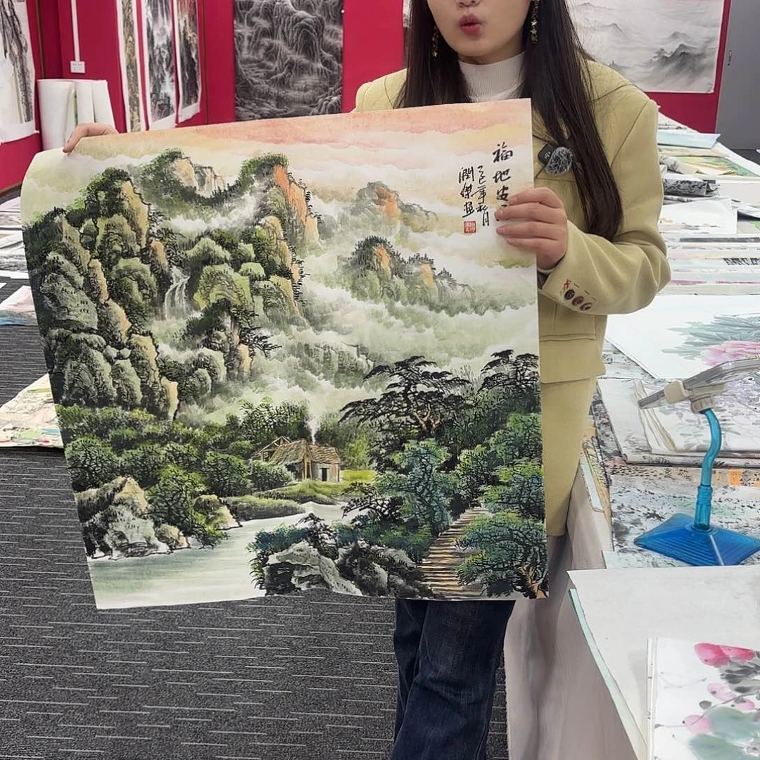 国画国画作品纯手绘