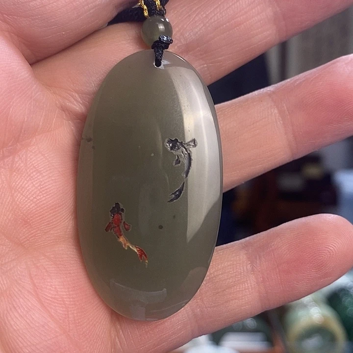 和田玉未镶嵌吊坠(不含链)