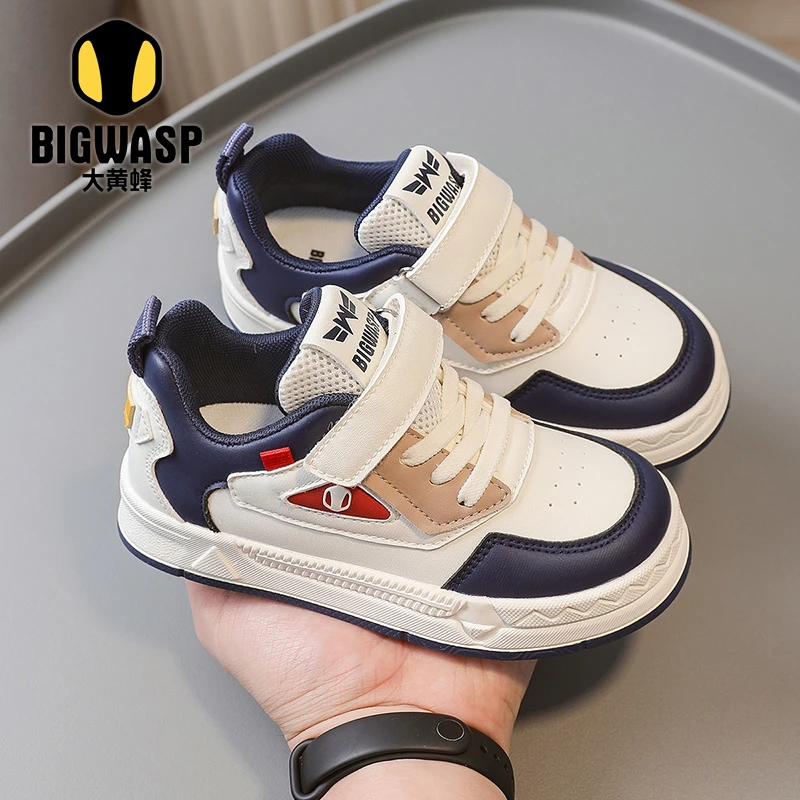 大黄蜂2025秋季新款男女童校园儿童鞋子百搭休闲儿童板鞋透气童鞋