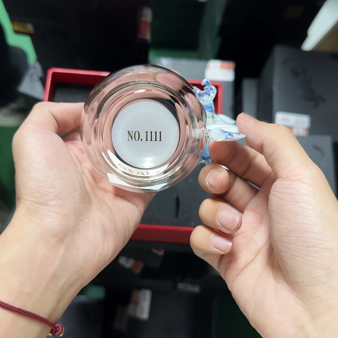手工艺品琉璃白龙二代1111加陶瓷杯加纯银过滤嘴