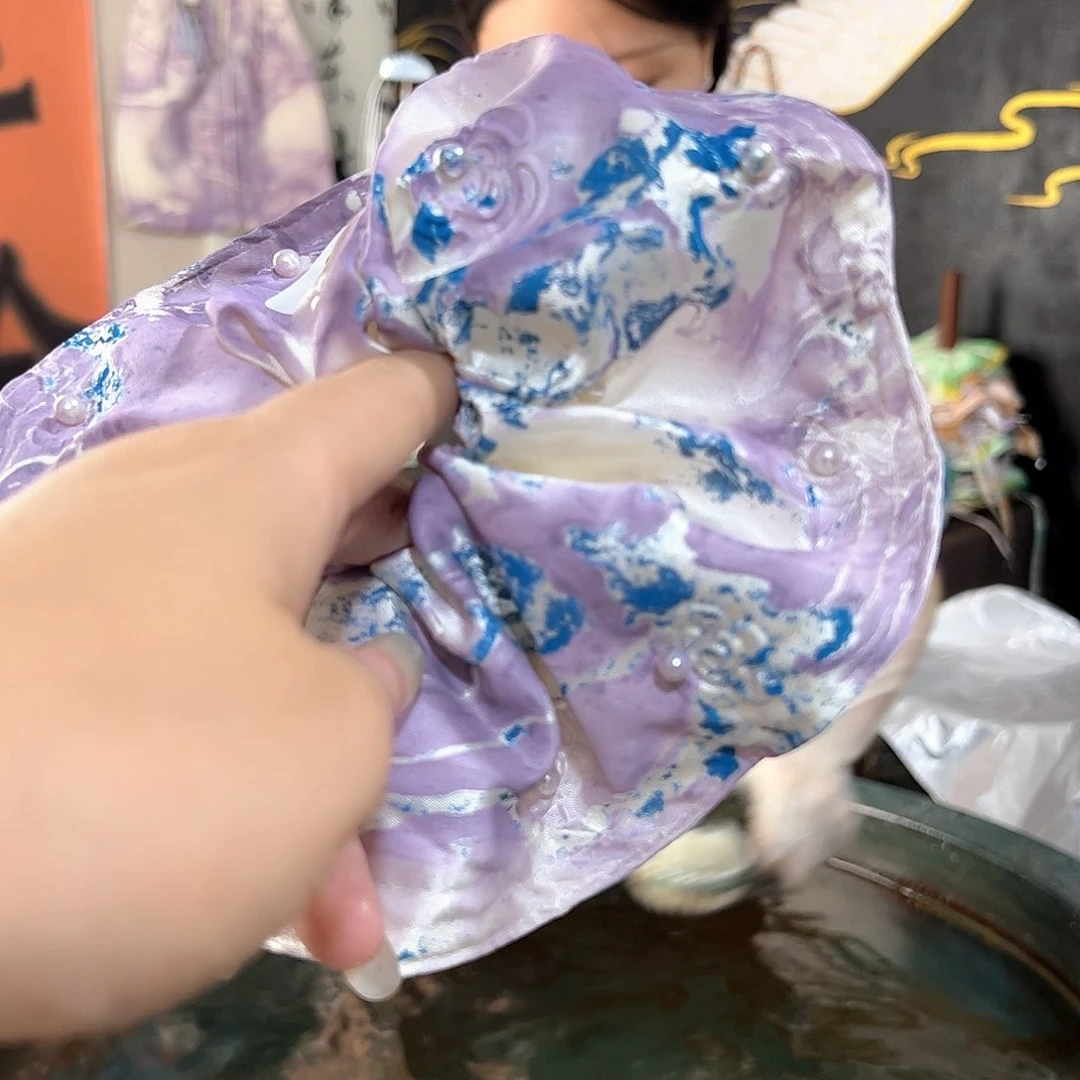 岳590薰衣草圆饼发圈