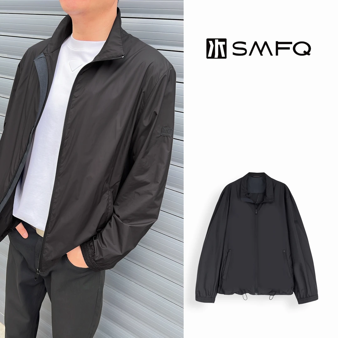 水木夫妻【男款】”行走荷尔蒙“简约立领百搭商务通勤休闲夹克外套