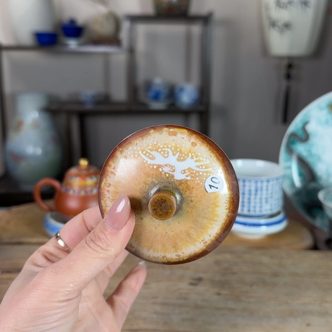 杯小**呀景德镇陶瓷柴烧多人