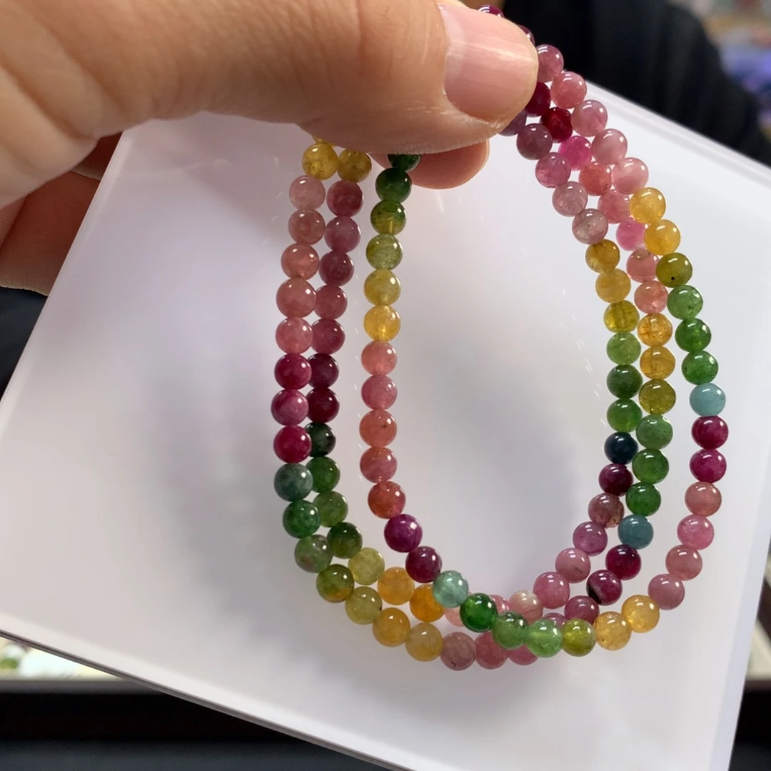 碧玺手链未镶嵌4.7左右