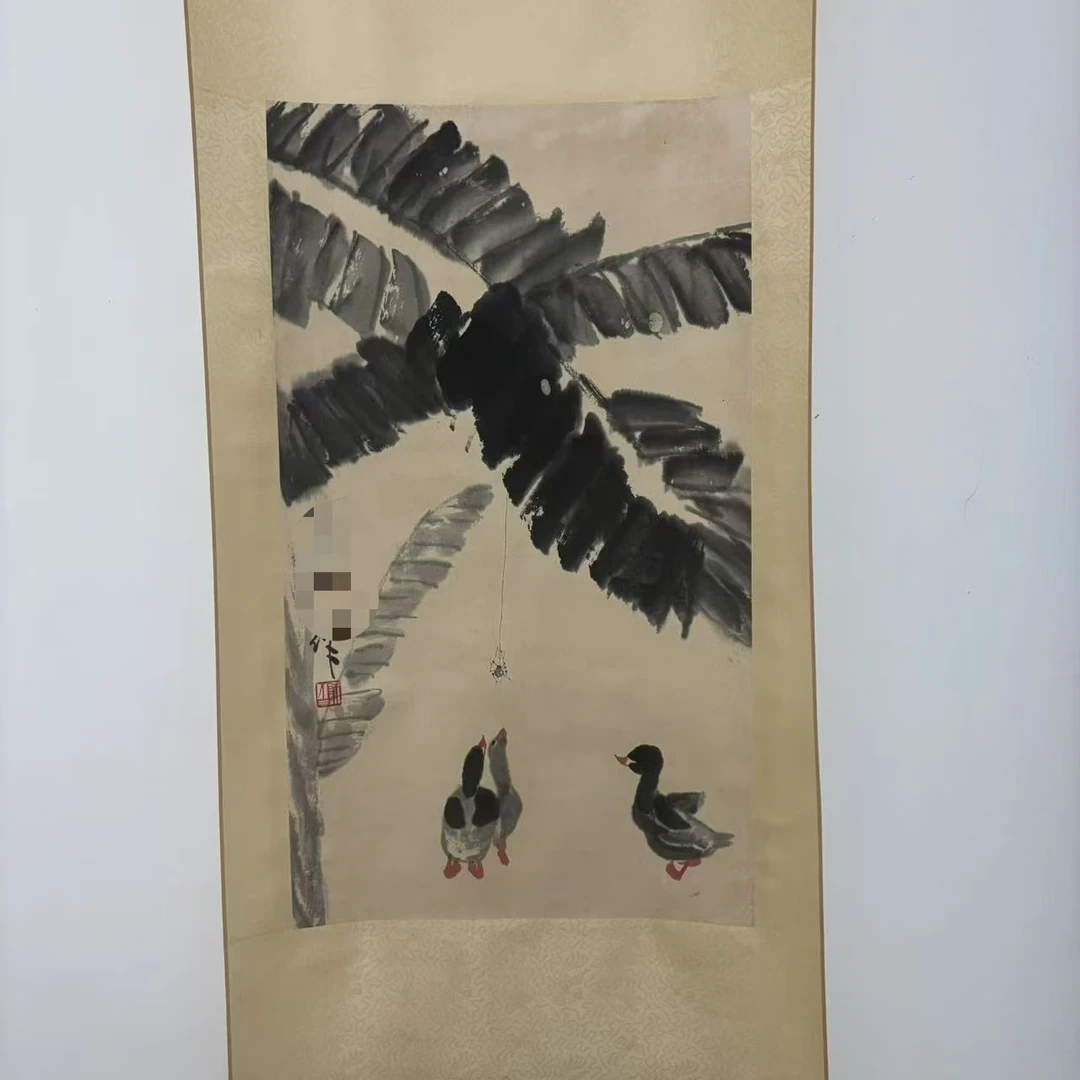 5026 小鸭子 纸本设色68×39