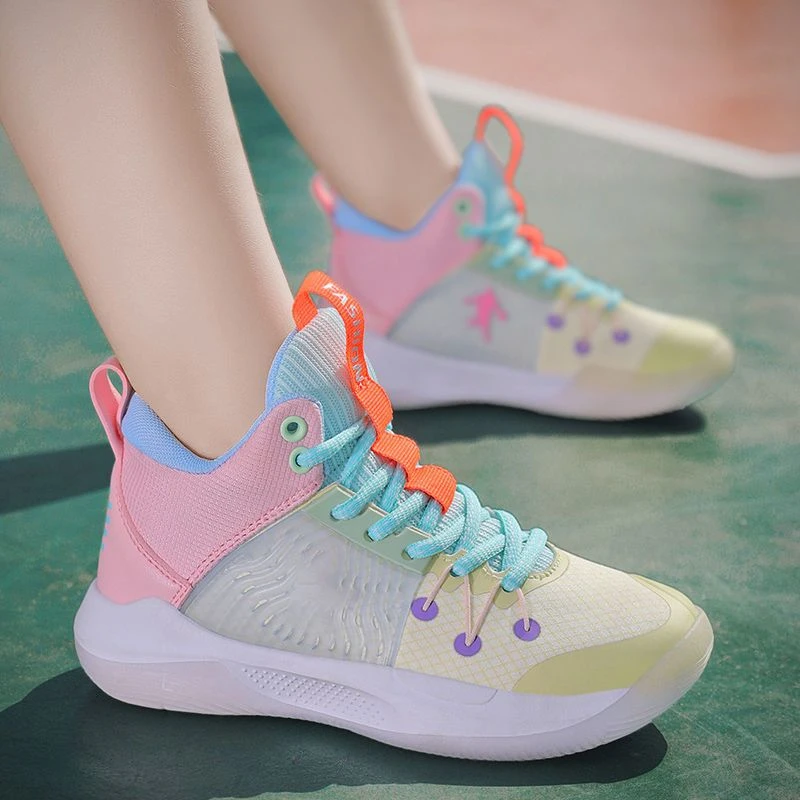 儿童篮球鞋2025夏季新款专业女童训练运动鞋中大童男孩学生跑步鞋