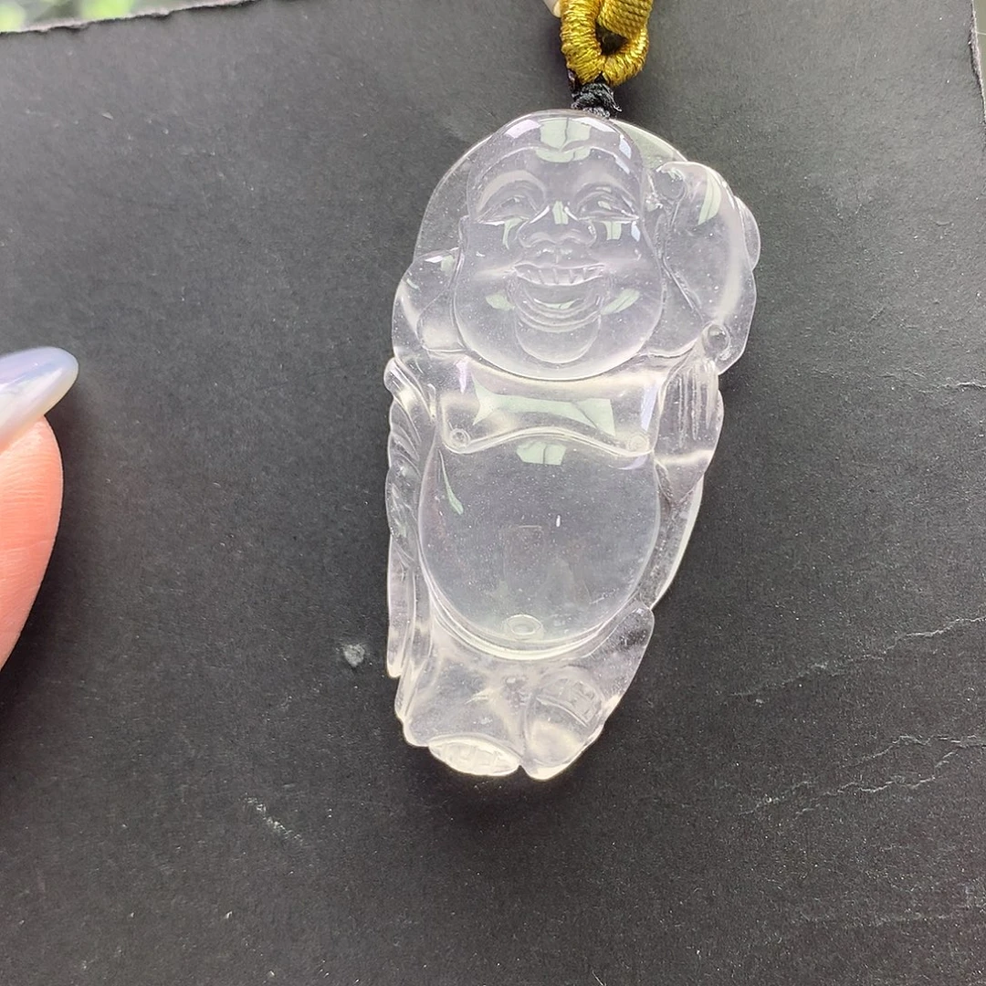 石英质玉未镶嵌佛公