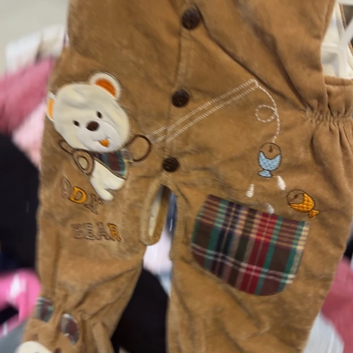 加棉背带裤80码撤柜