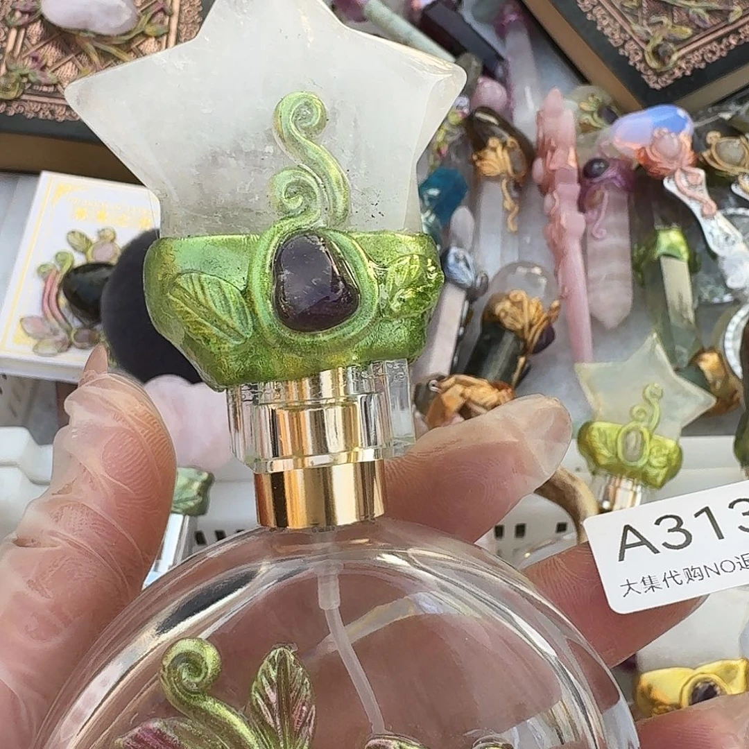 橘***果未镶嵌颈饰紫晶313