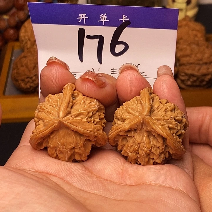 桃核吊坠三棱35无刀痕s