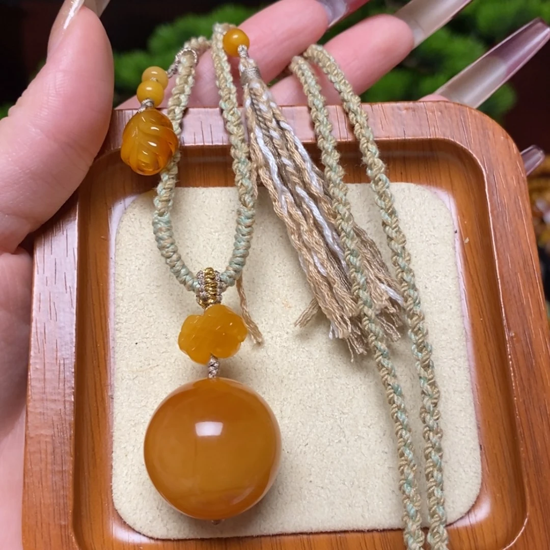 【闪购商品】蜜蜡颈饰未镶嵌项链