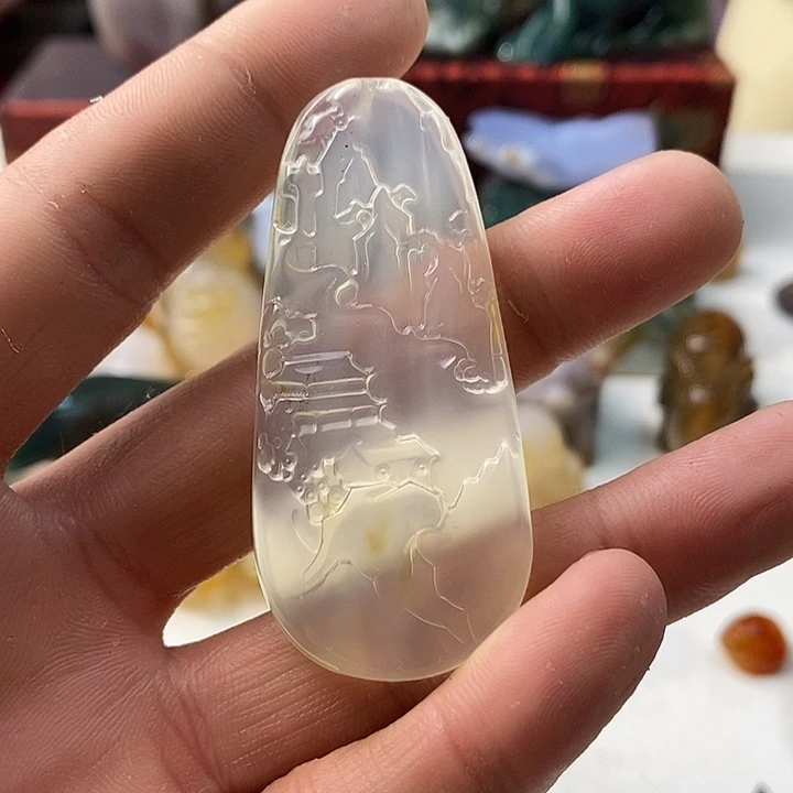 未镶嵌颈饰玛瑙/玉髓