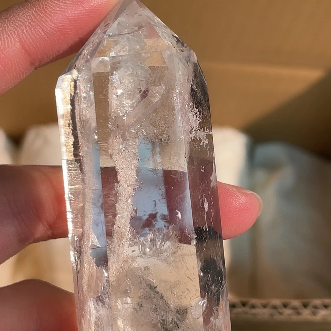 水晶手链未镶嵌晶中晶 75号