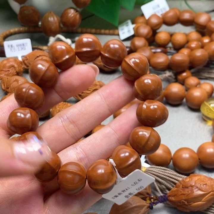 橄榄核手串/手链周派鲨鱼背手串