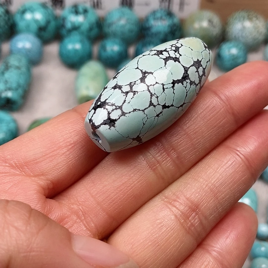 未镶嵌绿松石珠宝半成品小*哥