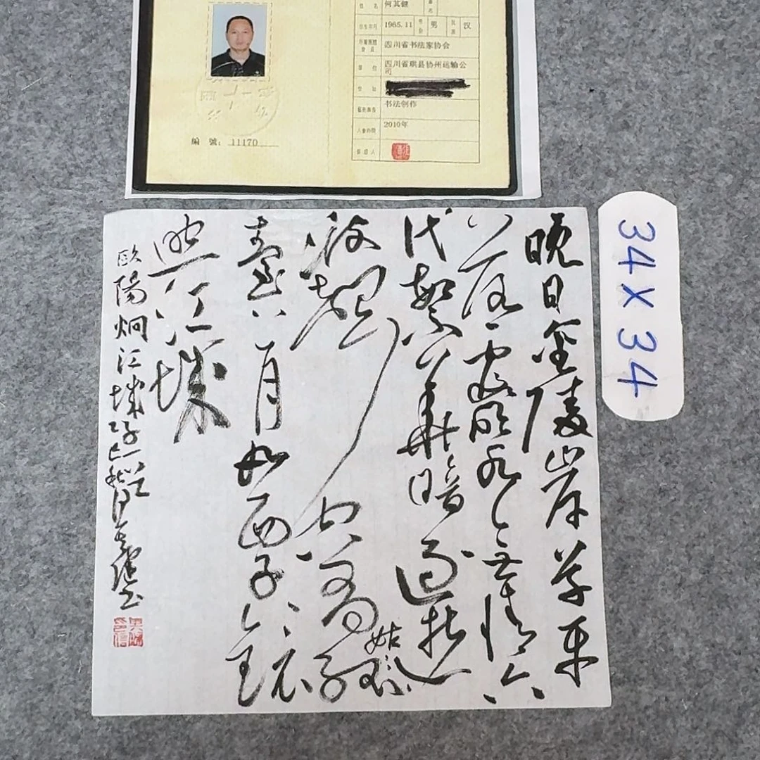 书法中书何其健34+34