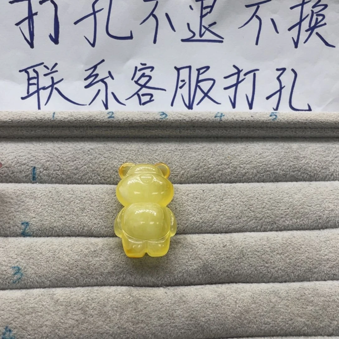 琥珀裸石未镶嵌糯*子天然琥珀