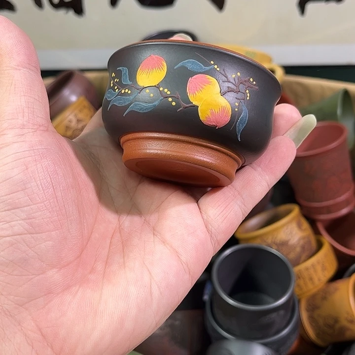 茶杯紫砂全手工紫砂主人杯
