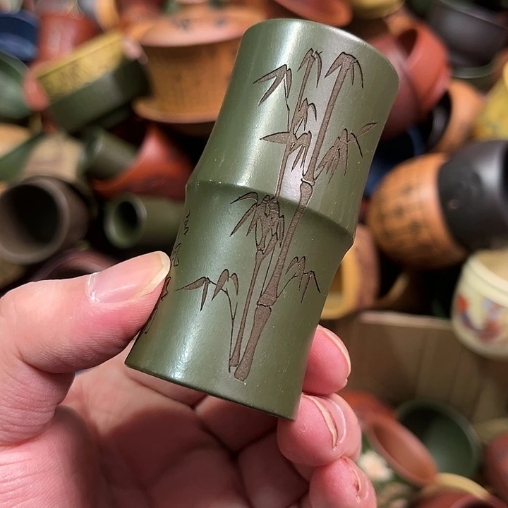 紫砂茶杯全手工紫砂主人杯