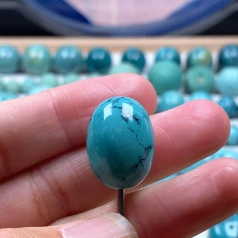 绿松石未镶嵌颈饰