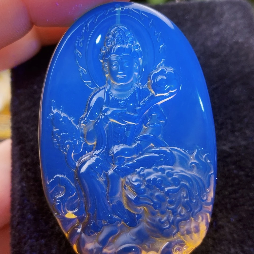 【闪购商品】蓝珀吊坠(不含链)未镶嵌