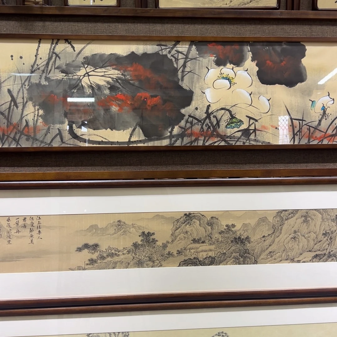 爱***谁国画亲笔手绘作品