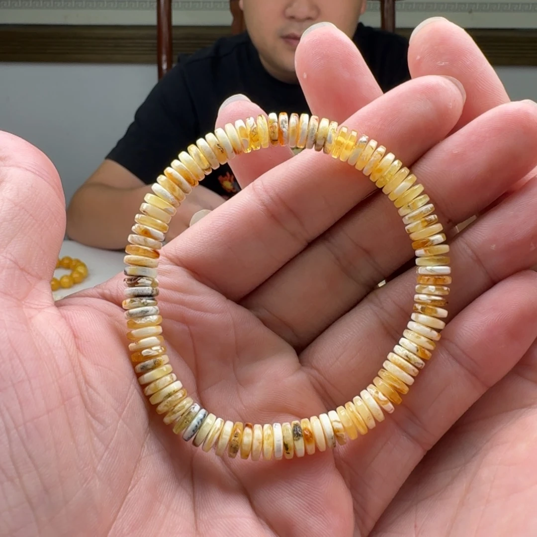 手链琥珀未镶嵌蜜蜡手串