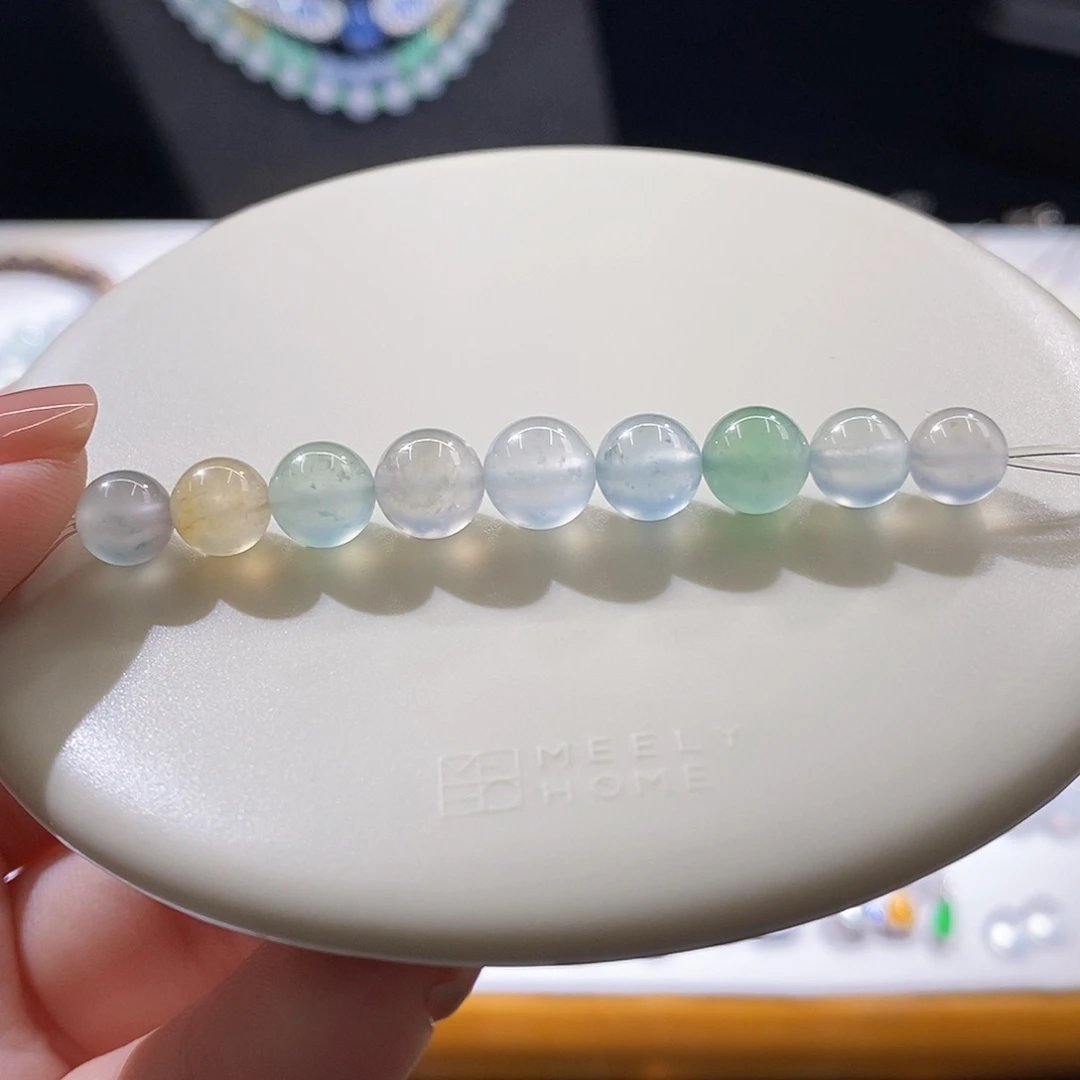 翡翠裸石多宝珠珠