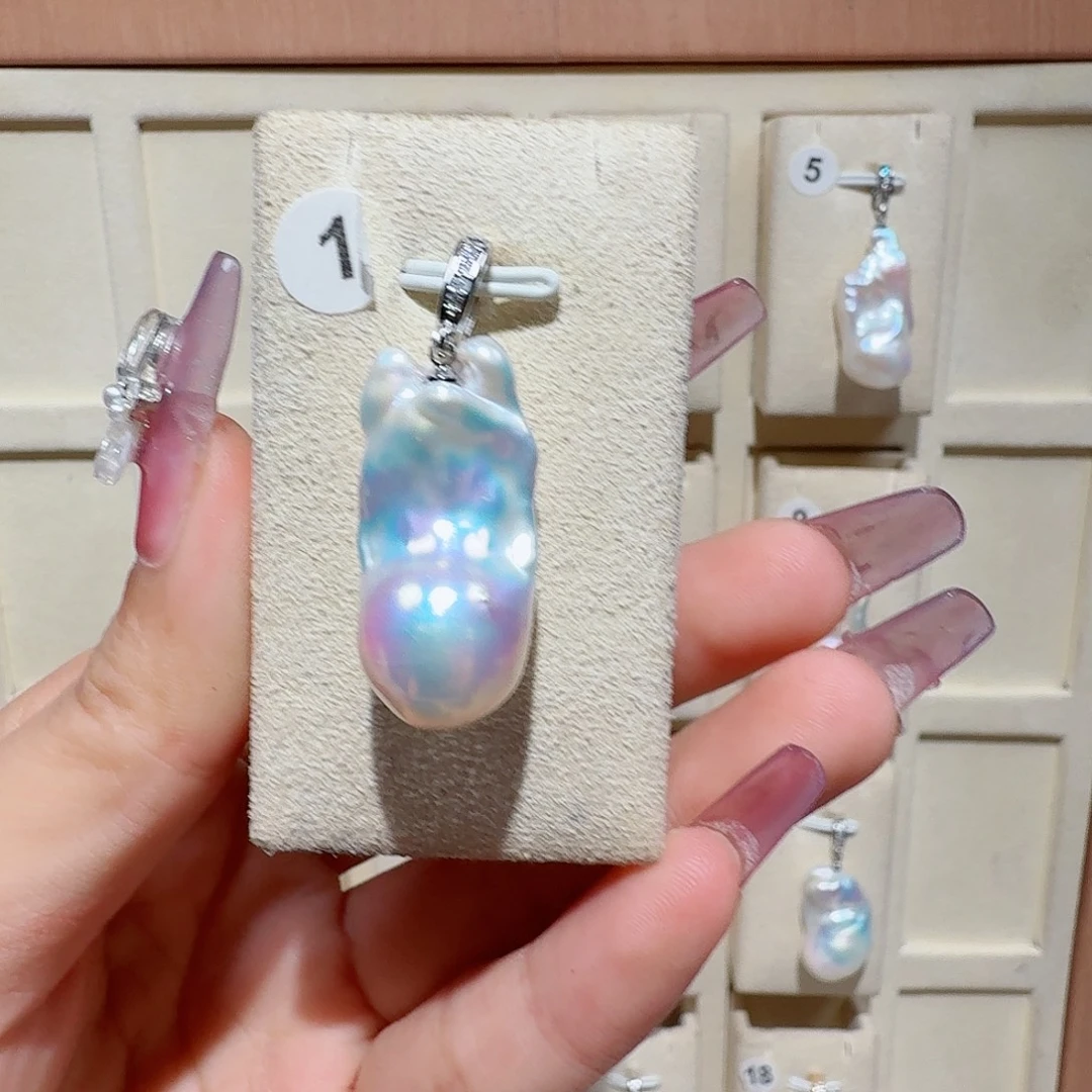 颈饰合金淡水珍珠