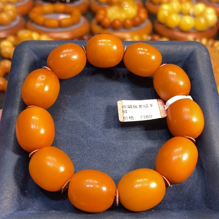 蜜蜡手链未镶嵌蜜蜡