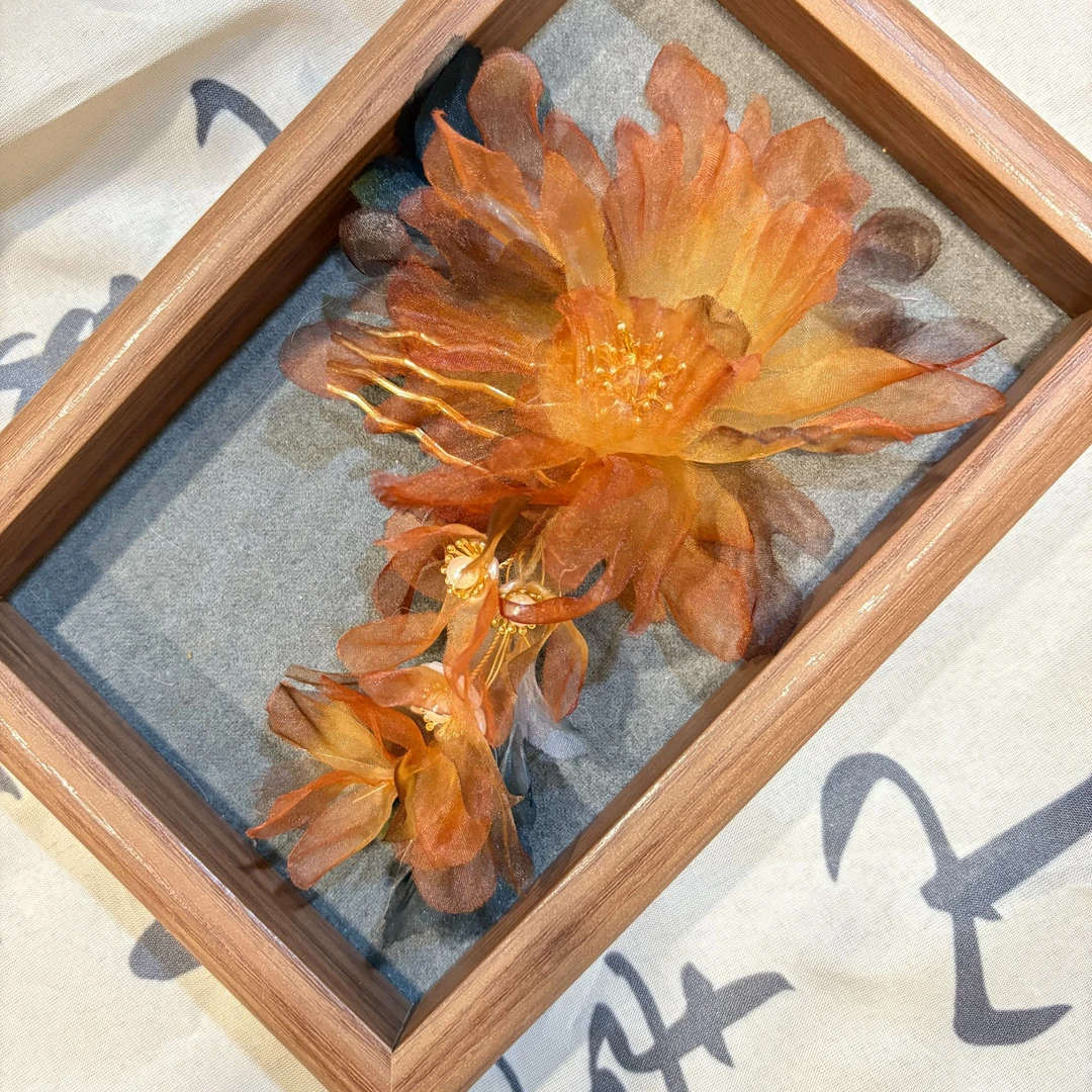 【云鬓花颜阁古风钗梳】乌金堕云女发夹钗梳古风百搭复古/宫廷B24