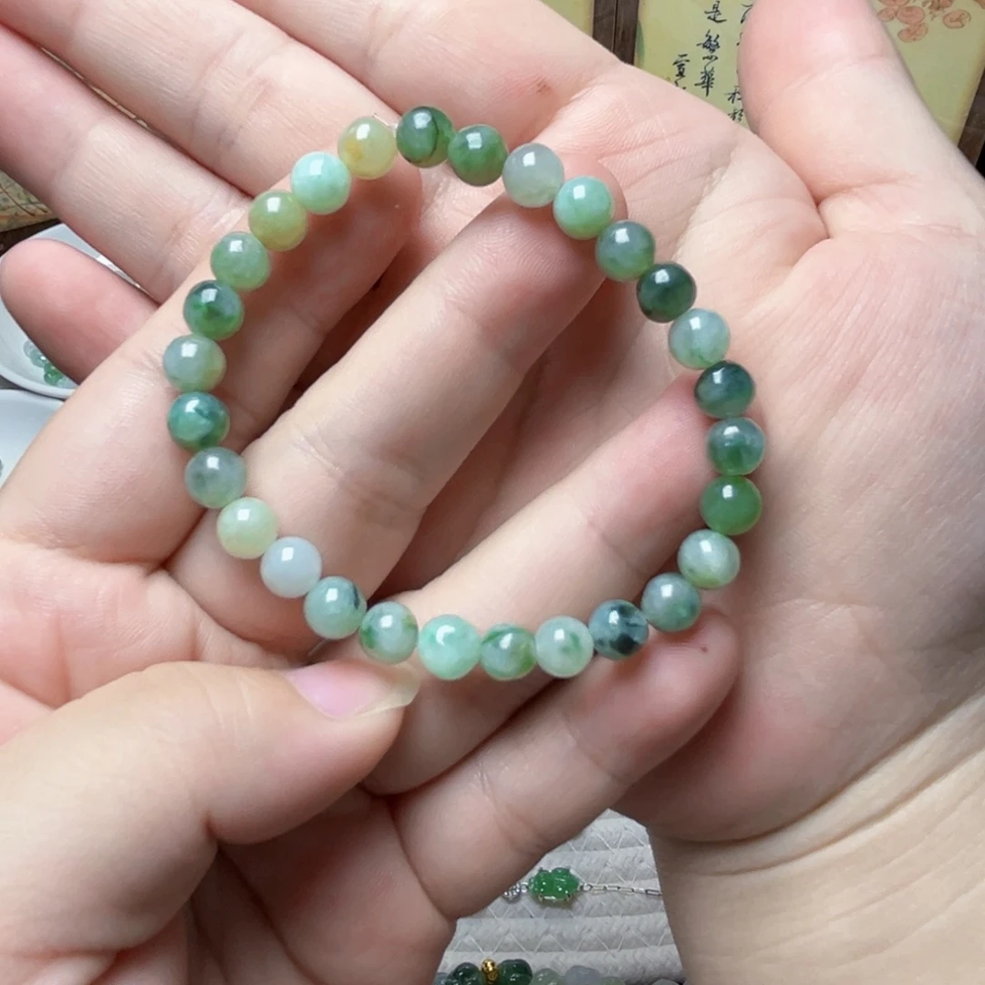 未镶嵌手链翡翠手串