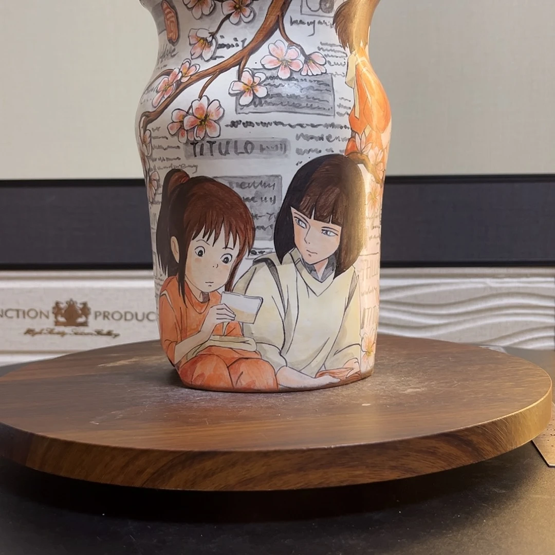 雪*～手绘花盆千与千寻