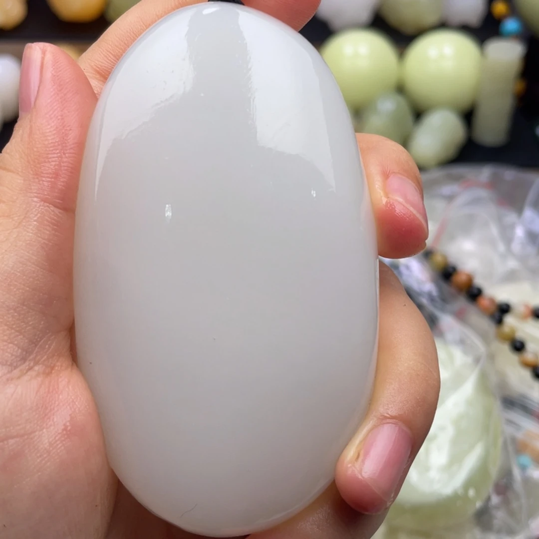石材.*h天然古青手把件