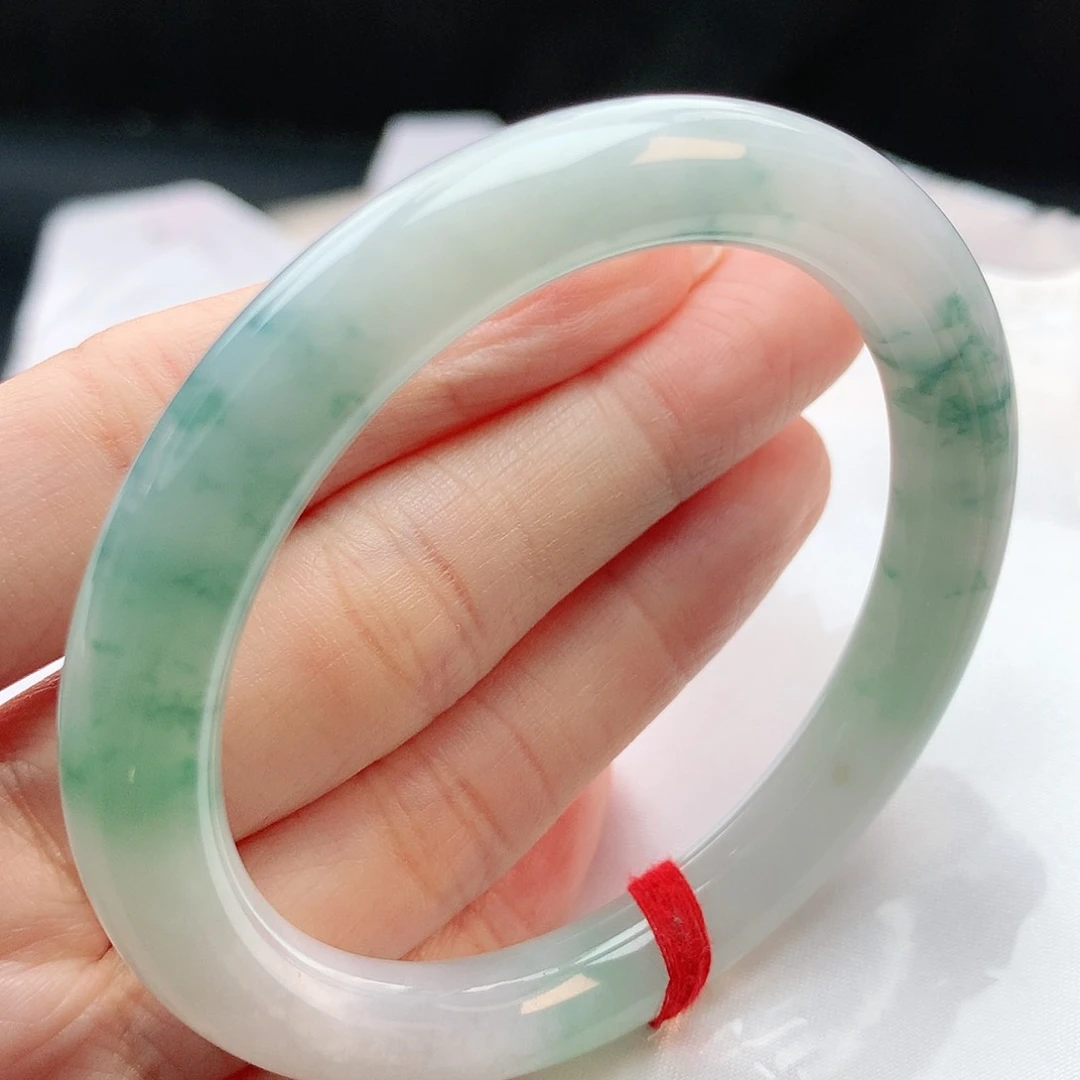 未镶嵌手镯翡翠53圆条882808