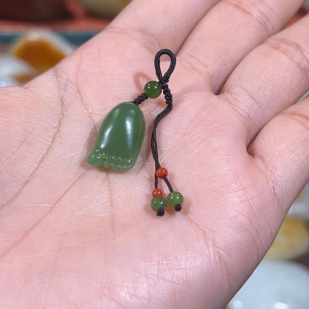 未镶嵌和田玉（碧玉）车挂