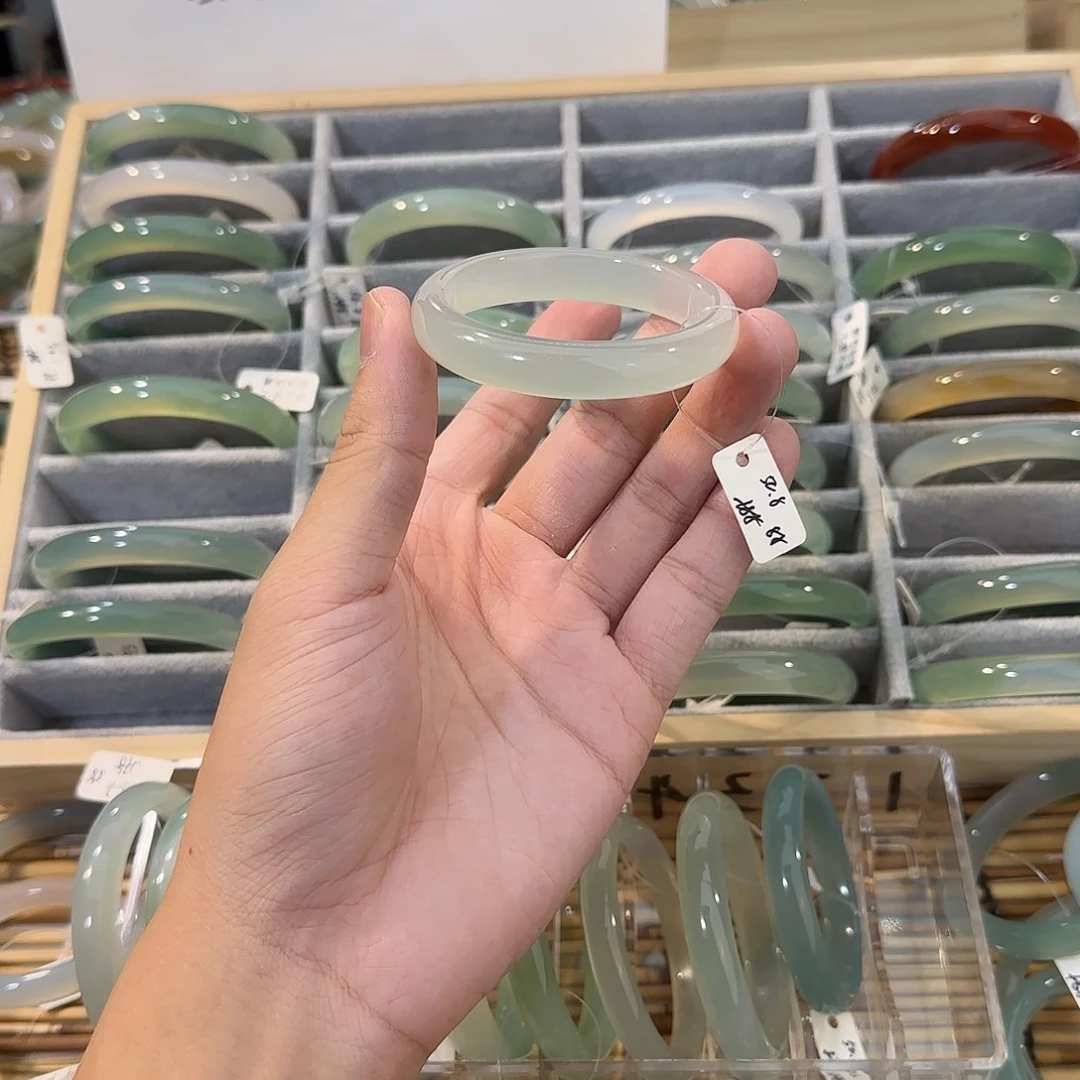 玛瑙/玉髓手镯未镶嵌圈口50.8