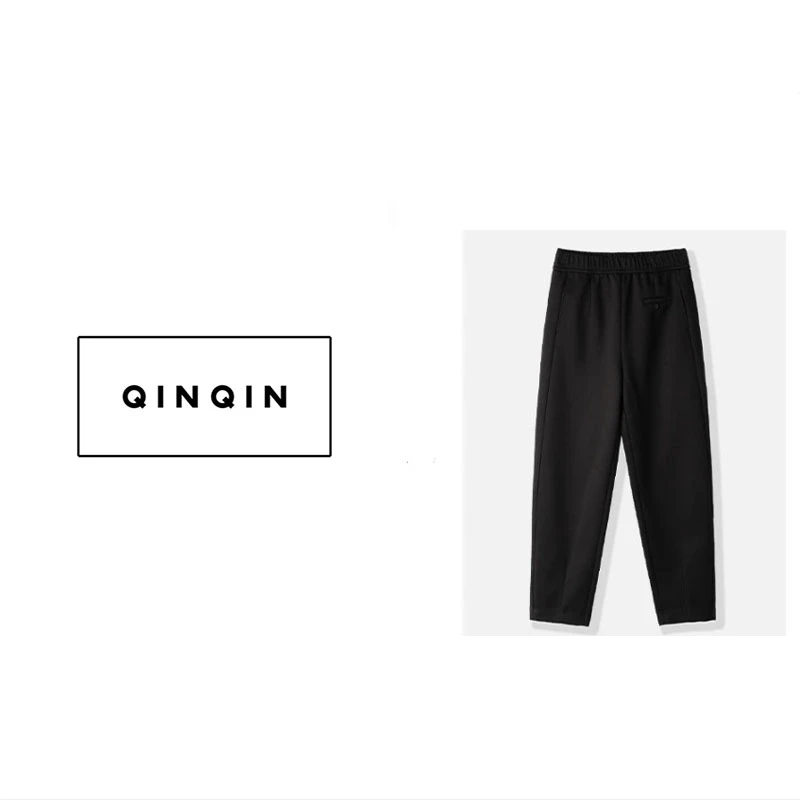 2025秋款高档哈伦裤女款秋季直筒小脚裤高腰显瘦休闲宽松裤XC0037