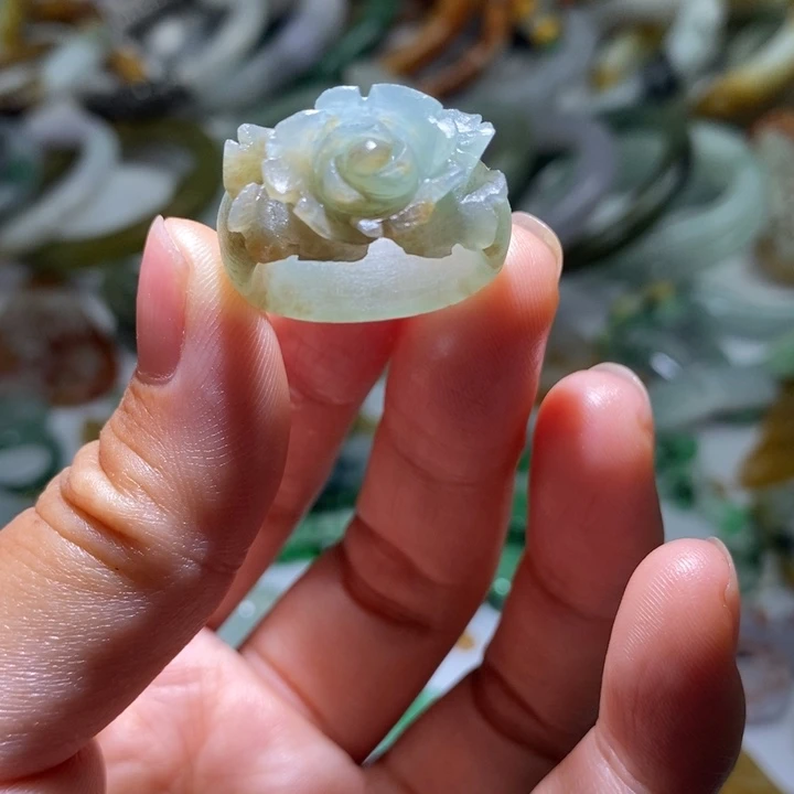 定制翡翠未镶嵌毛货19-20