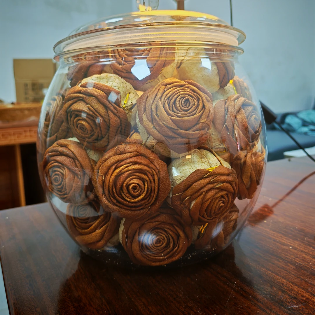 陈皮玫瑰花 | 手工精制，越陈越香的养生艺术品