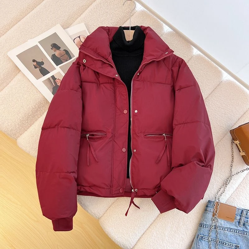 反季棉衣短款冬季新款加厚大码棉服女韩版宽松面包服棉袄外套潮