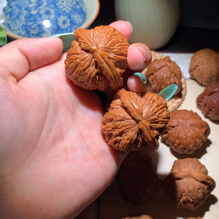 核桃把件42➕铁锤文玩