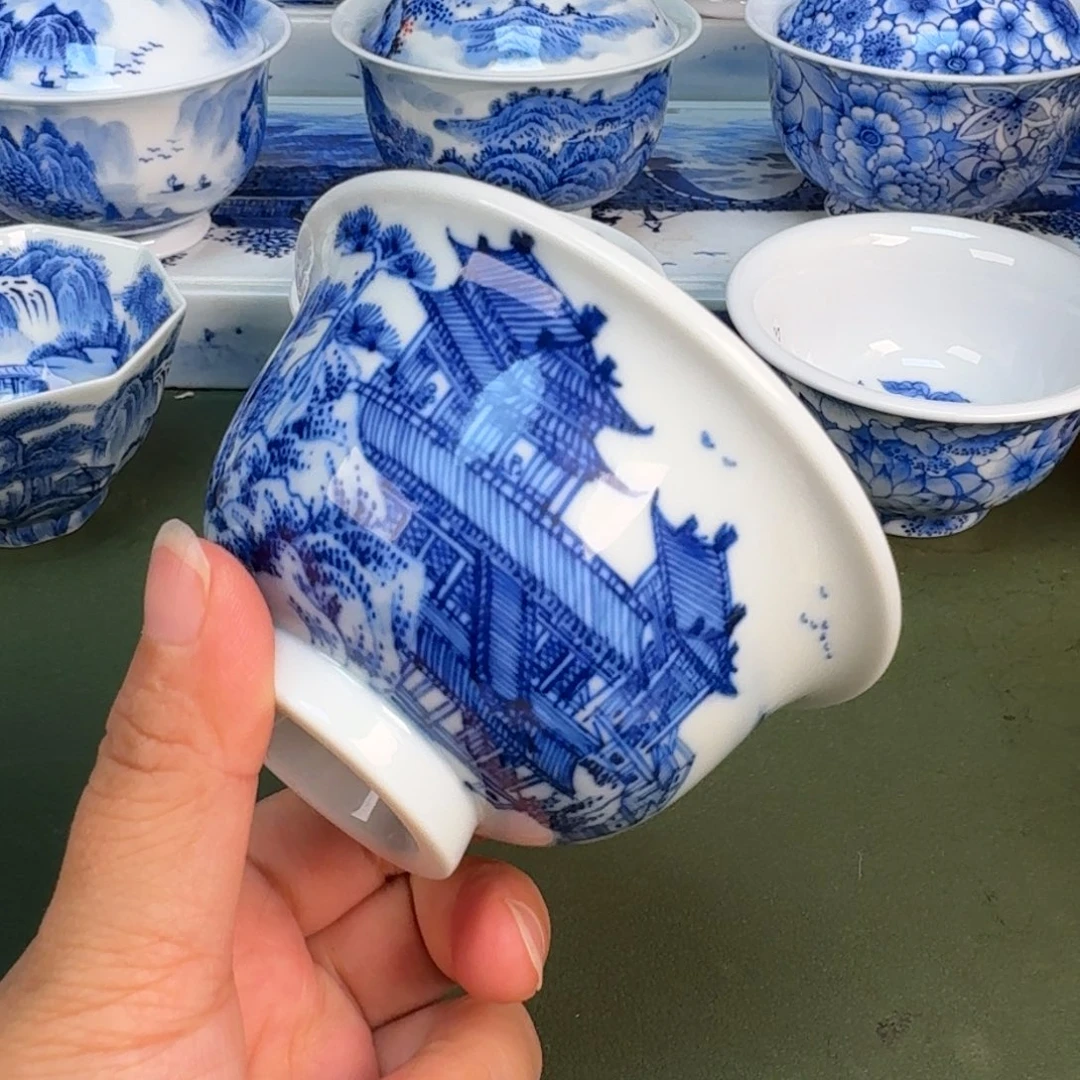景德镇纯手绘茶具圆圆220