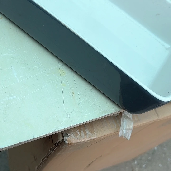 外贸尾单高温陶瓷大号，灰色烤盘